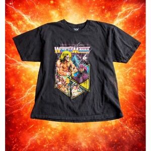 Vintage Maillot WWE Wrestlemania VI Warrior Savage Piper Hart Foundation XL